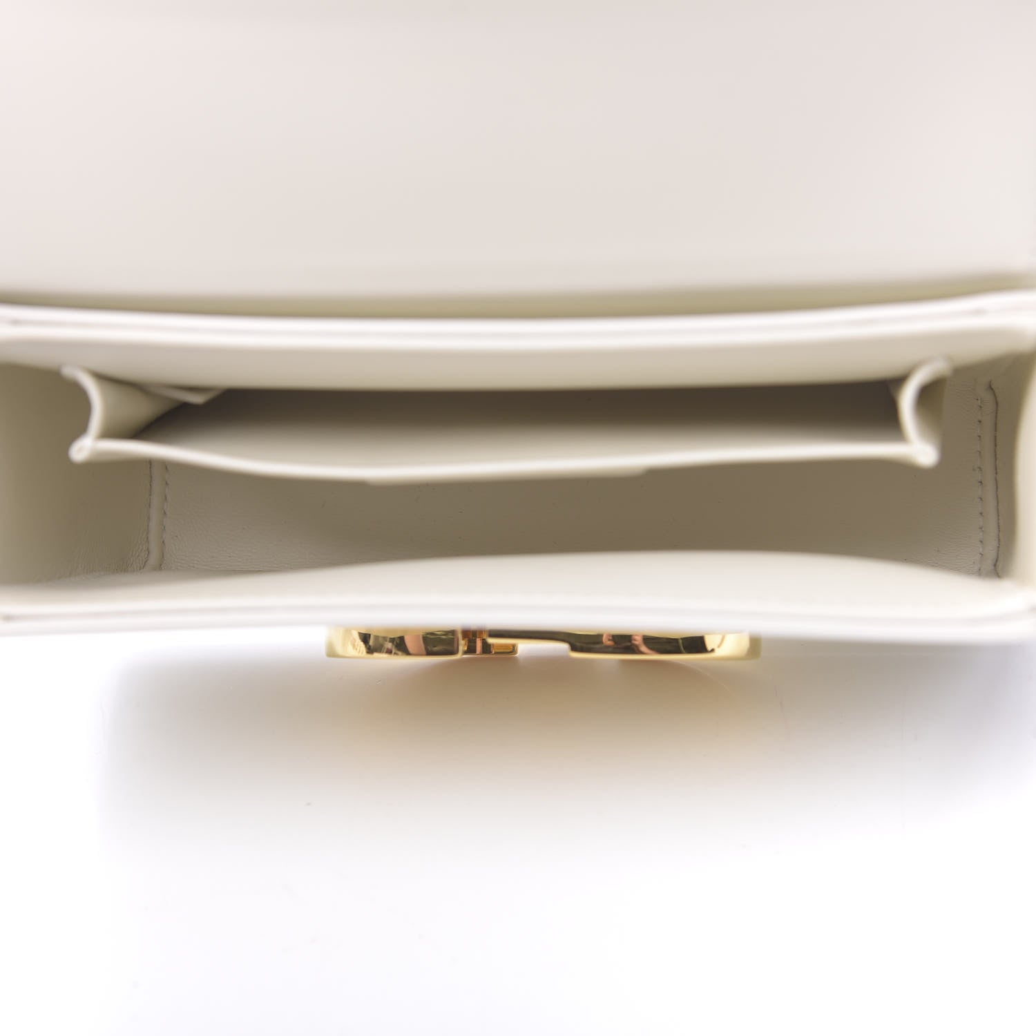 Christian Dior Smooth Calfskin 30 Montaigne Box Bag White 5 of 10