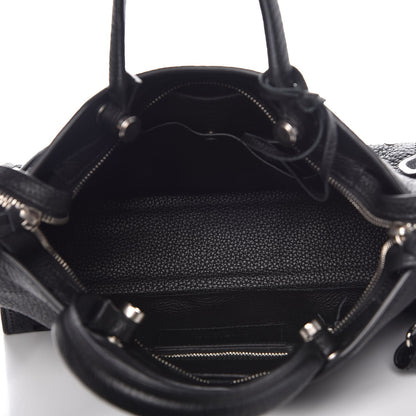 Balenciaga Veau Grana Perforated Blackout Hardware S City Black 12 of 14
