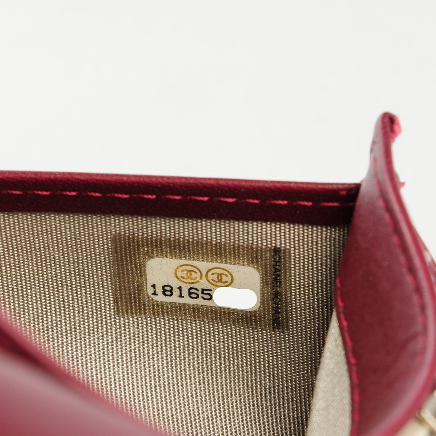 Patent Quilted Brilliant Yen Wallet Bordeaux