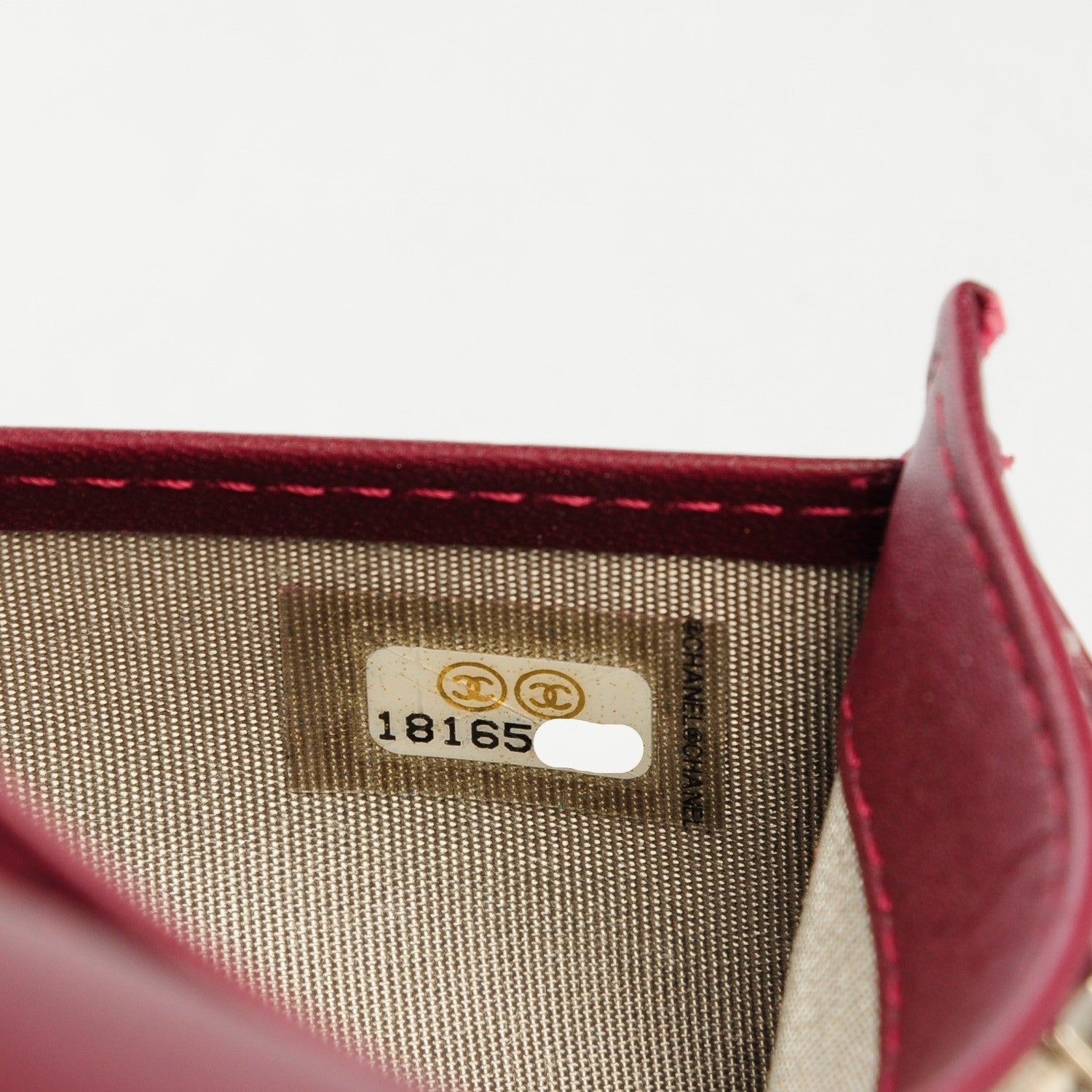 Chanel Patent Quilted Brilliant Yen Wallet Bordeaux 8 of 8