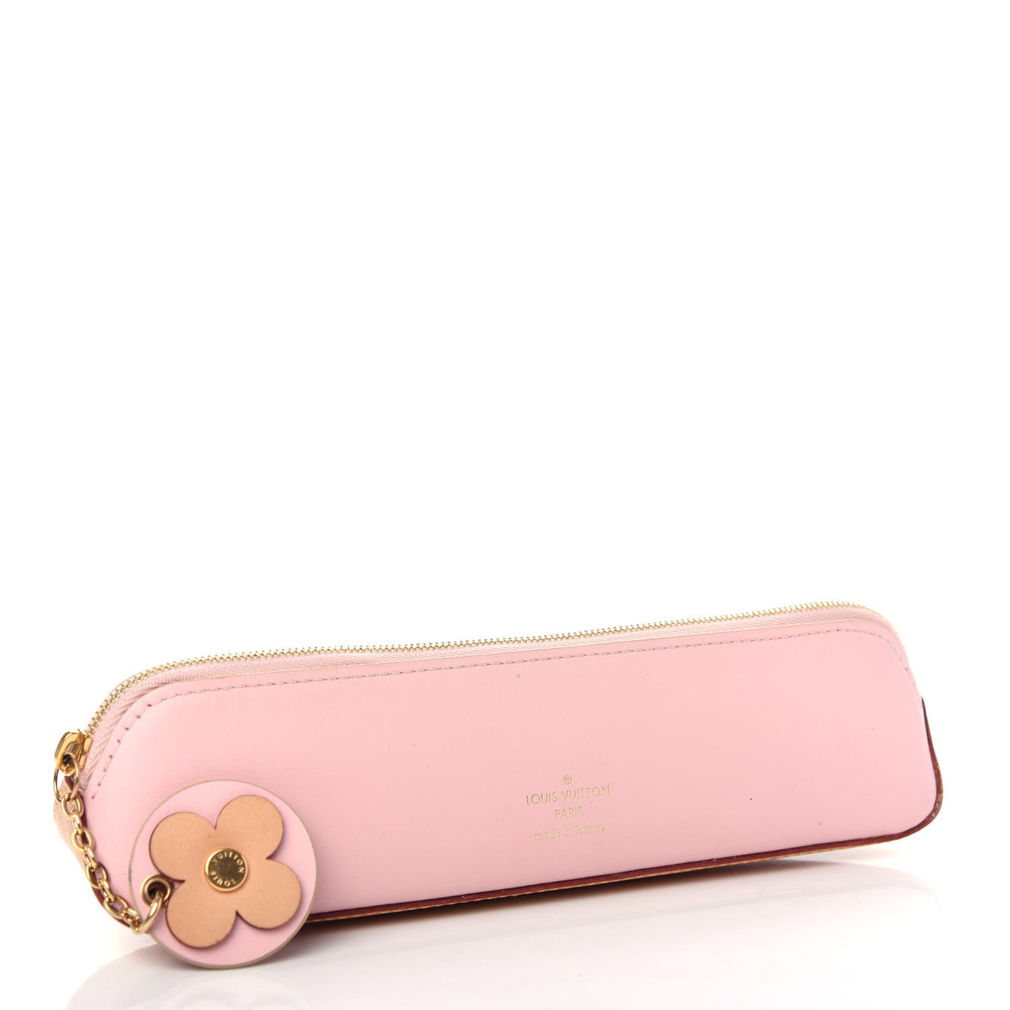 Damier Azur Elizabeth Pencil Pouch Rose Ballerine