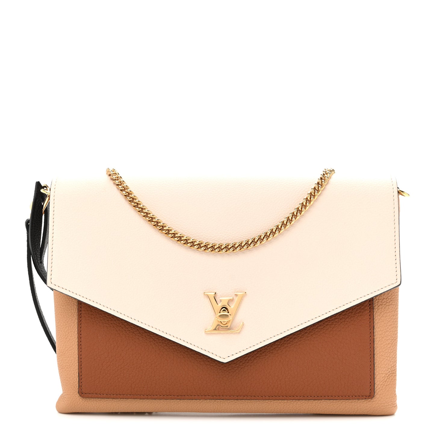 Soft Calfskin My Lockme Pochette Arizona Quartz Caramel