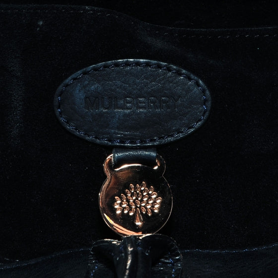 Mulberry Goatskin Heritage Bayswater Satchel Black 6 of 9