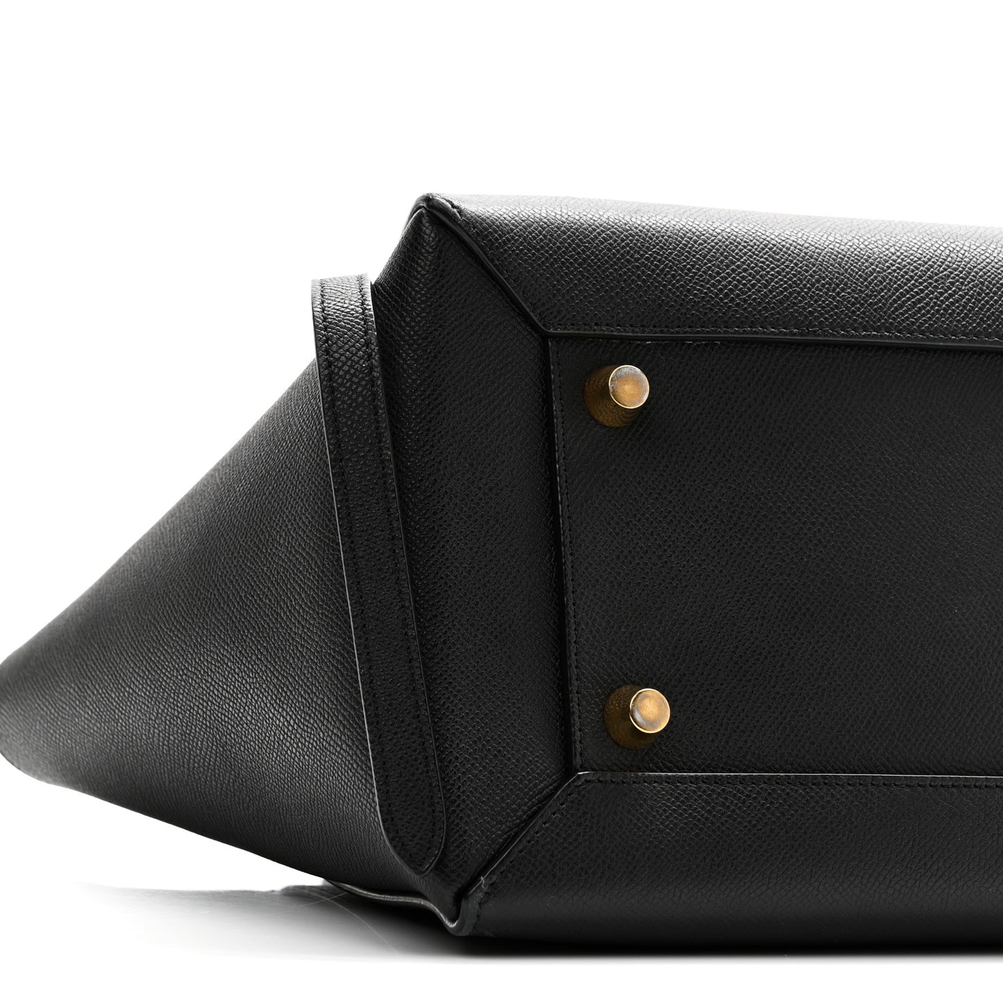Grained Calfskin Mini Belt Bag Black