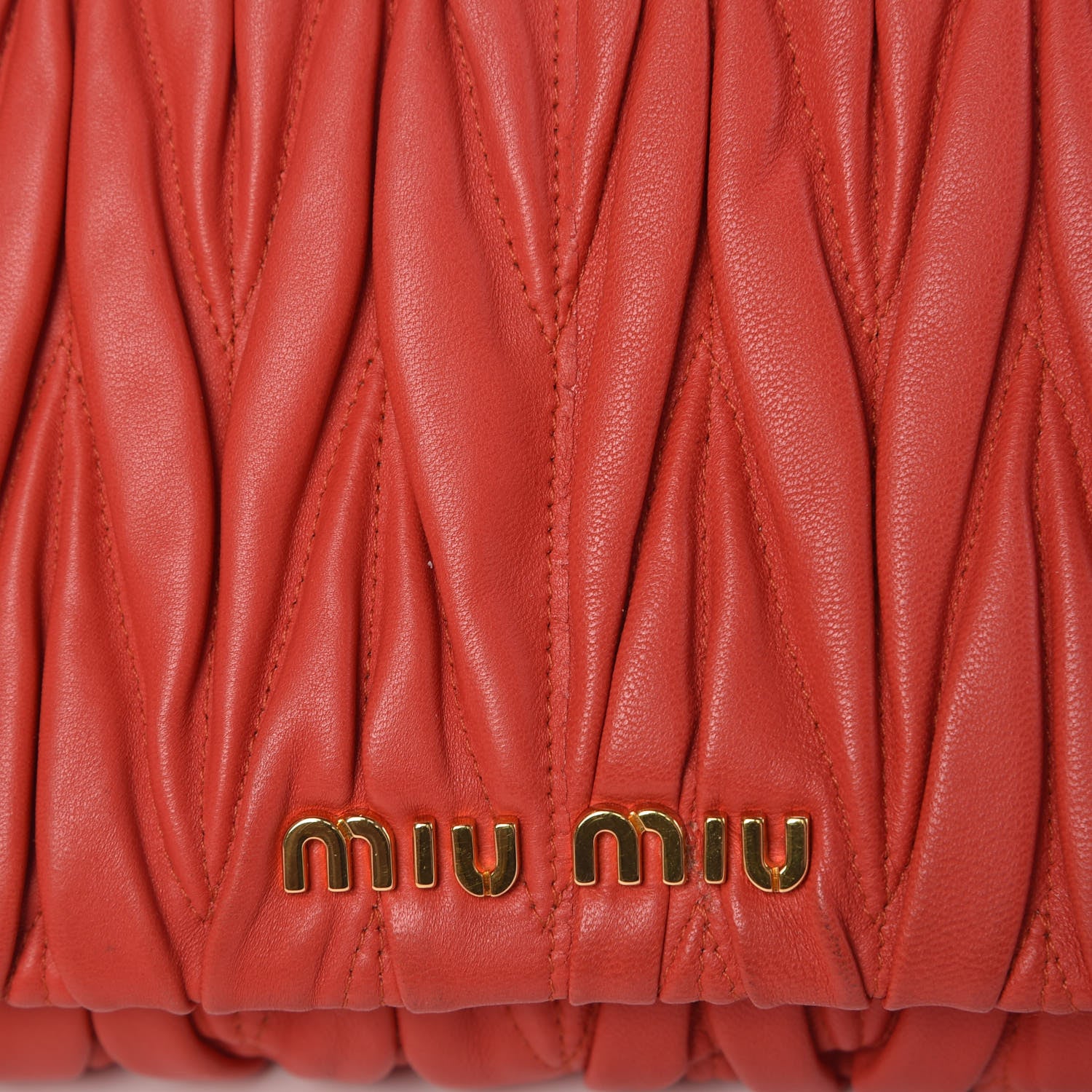 Saint Laurent MIU MIU Nappa Matelasse Crystal Flap Clutch Lacca 15 of 15