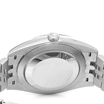 Rolex Stainless Steel 41mm Oyster Perpetual Datejust Watch Black 126300 4 of 5