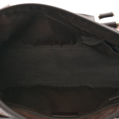 Gucci Denim Monogram Small Duffle Bag Dark Brown 5 of 10