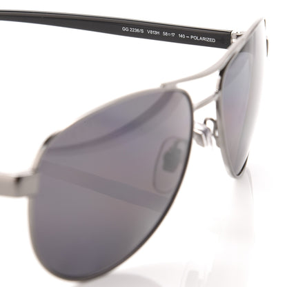 Gucci Aviator GG 2236/S Sunglasses Black 5 of 8