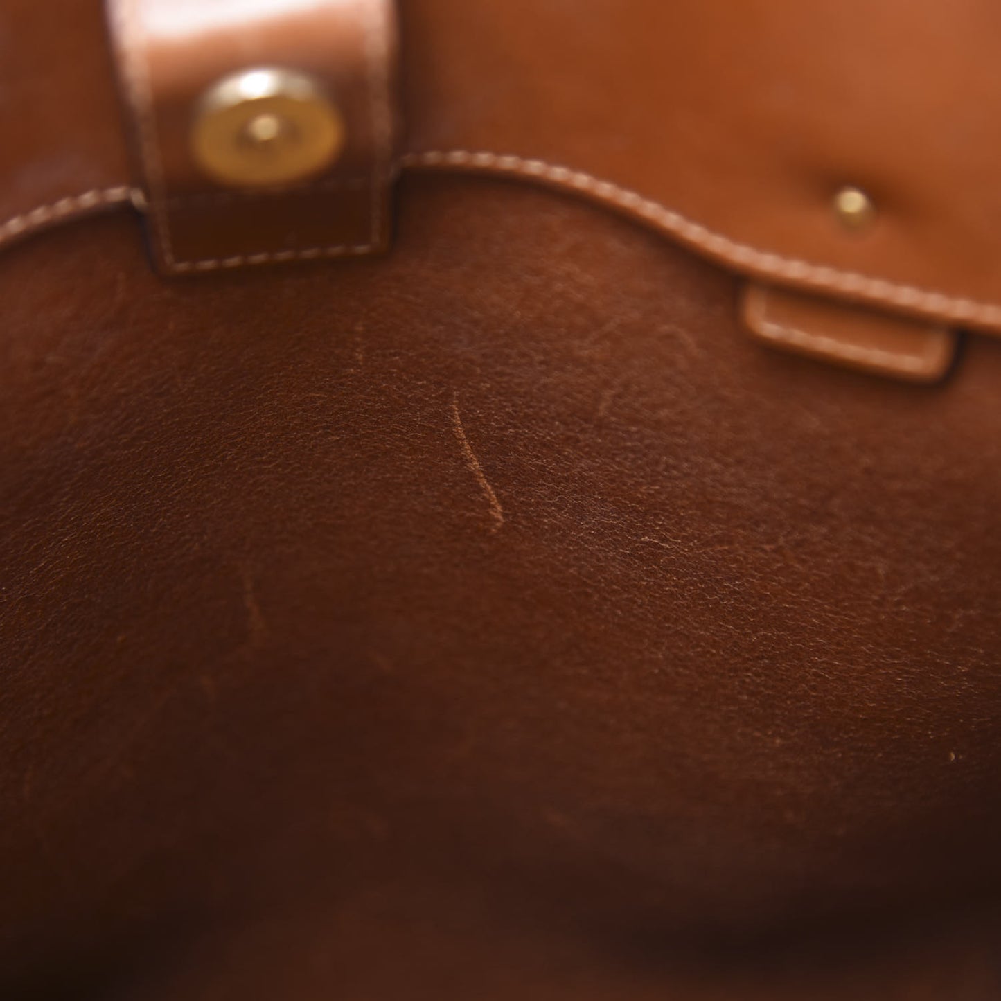 Smooth Calfskin Medium Milo Shopping Tote Caramel