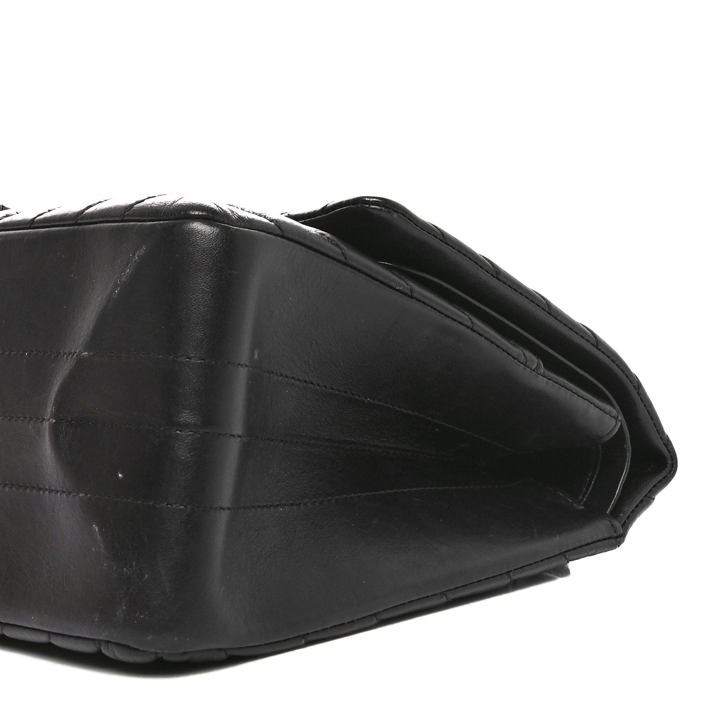 Aged Calfskin Chevron Quilted 2.55 Reissue 227 Flap So Black
