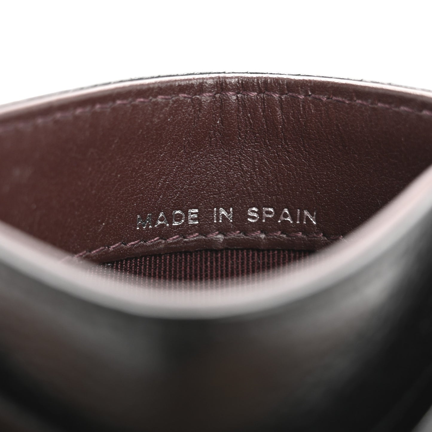 Caviar Quilted Card Holder Black