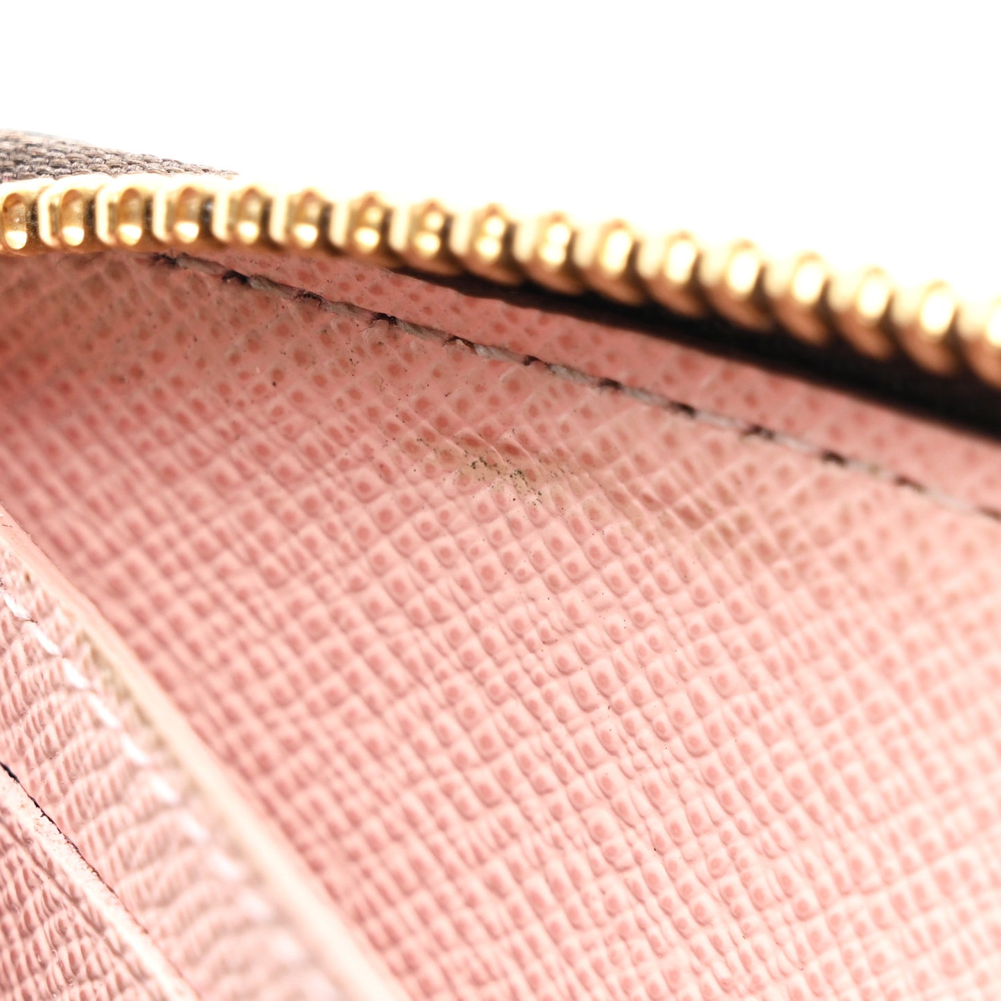 Monogram Clemence Wallet Rose Ballerine