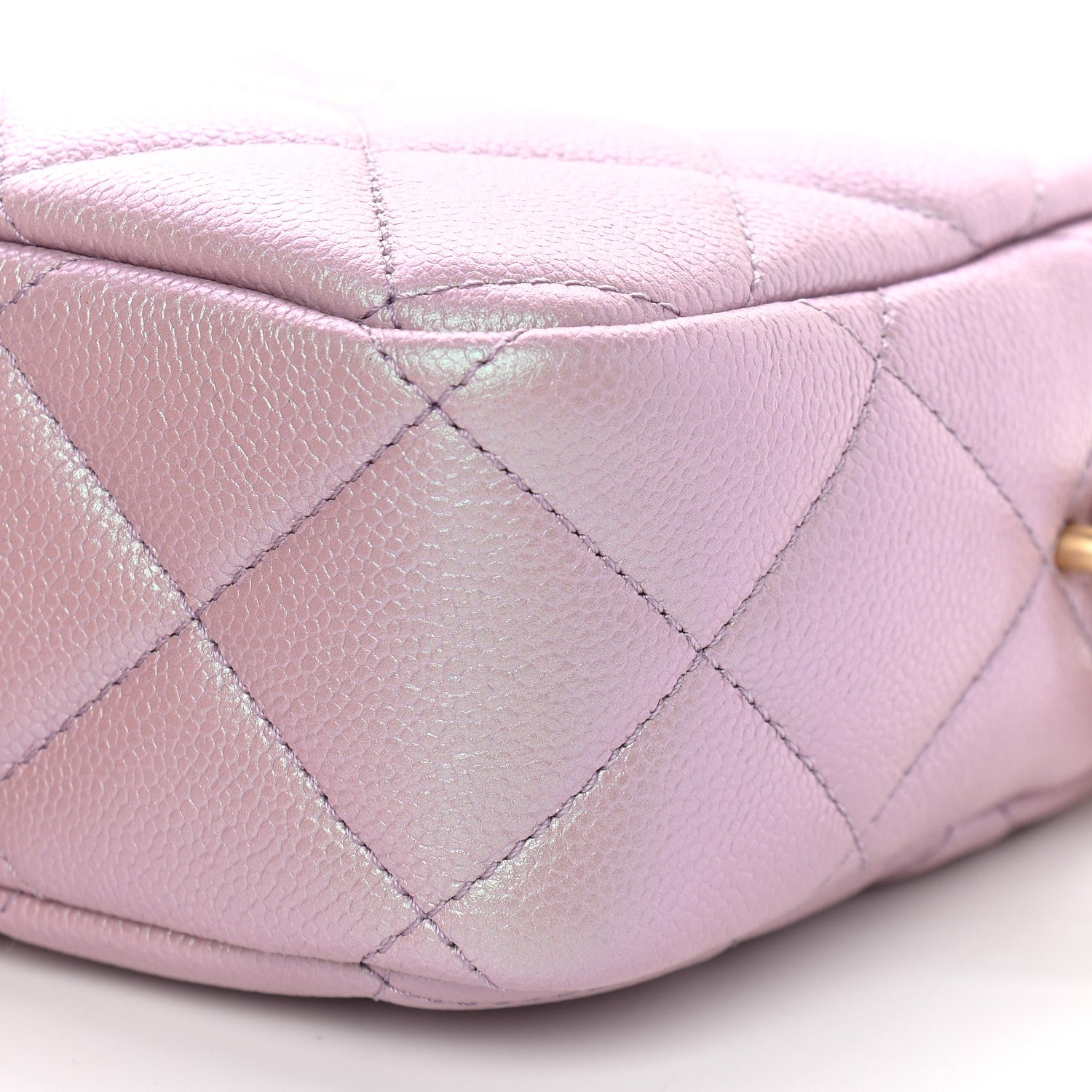 Chanel Iridescent Caviar Quilted Mini My Perfect Camera Case Pink 9 of 9