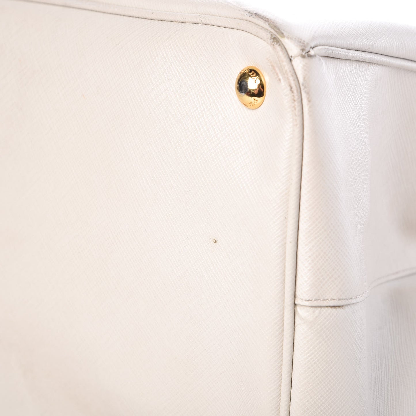 Saffiano Large Galleria Double Zip Tote Talco