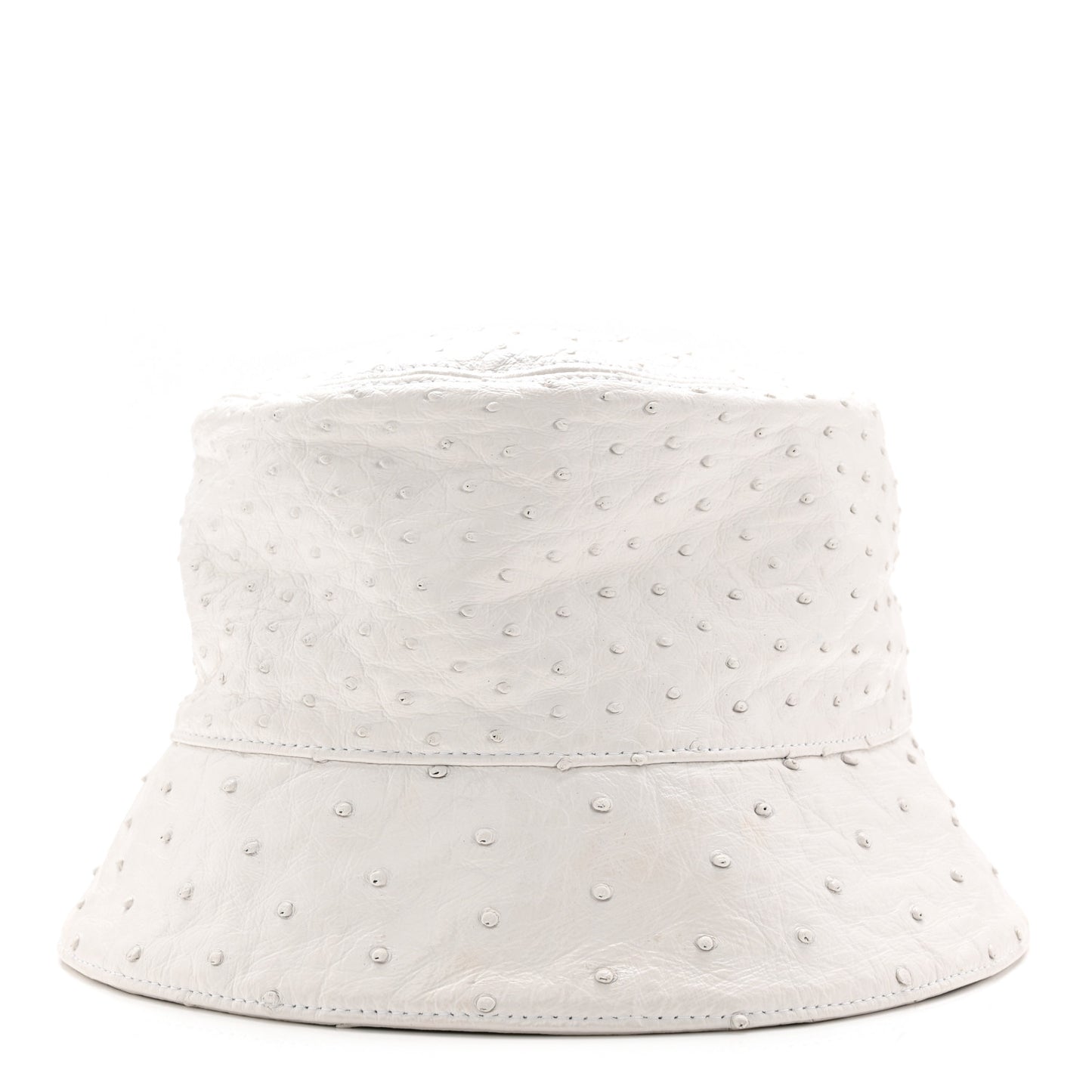 Ostrich Metal Triangle Womens Bucket Hat L White