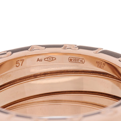 Bulgari 18K Rose Gold B.Zero1 Three-Band Ring 57 8 4 of 5