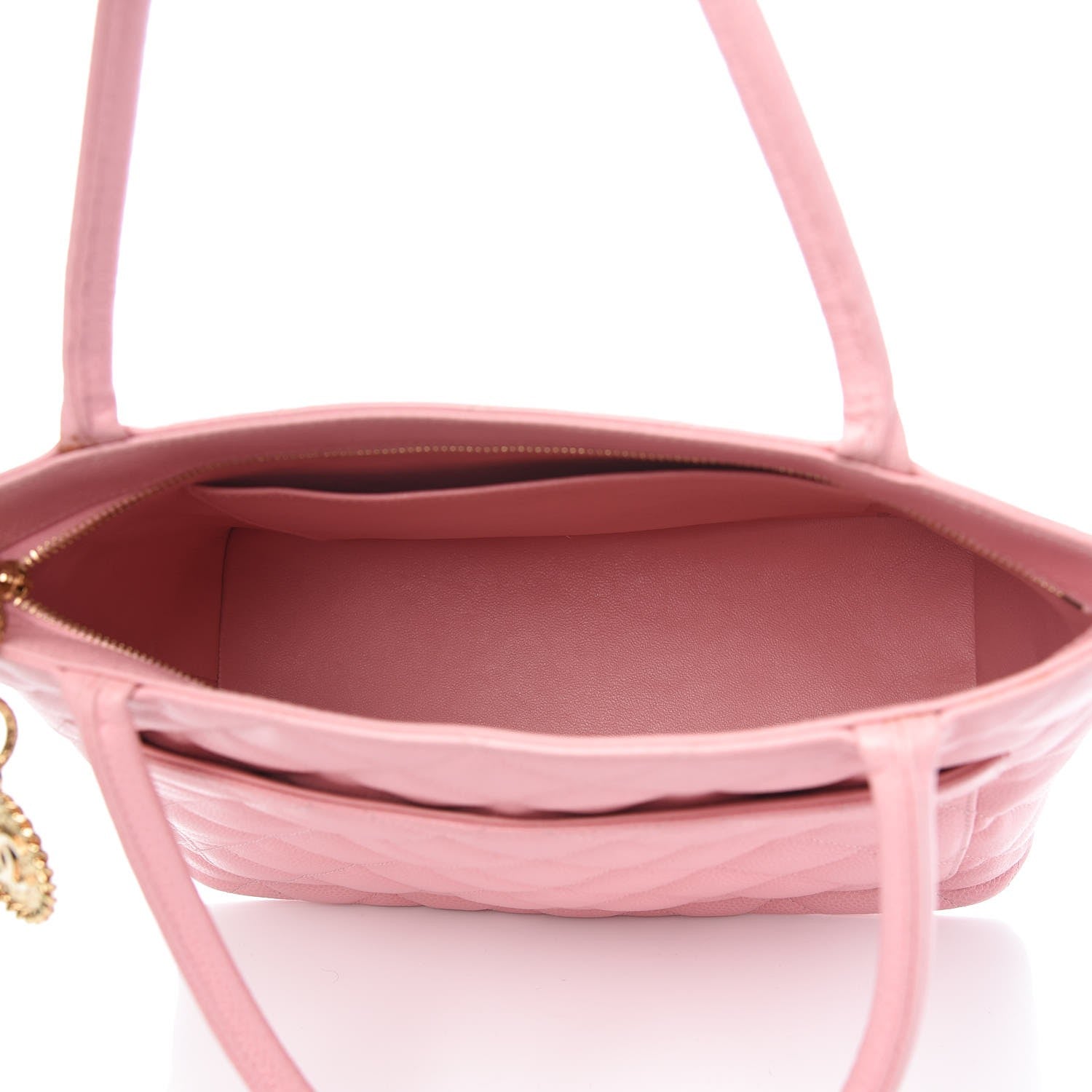 Chanel Caviar Quilted Medallion Tote Light Pink 5 of 13