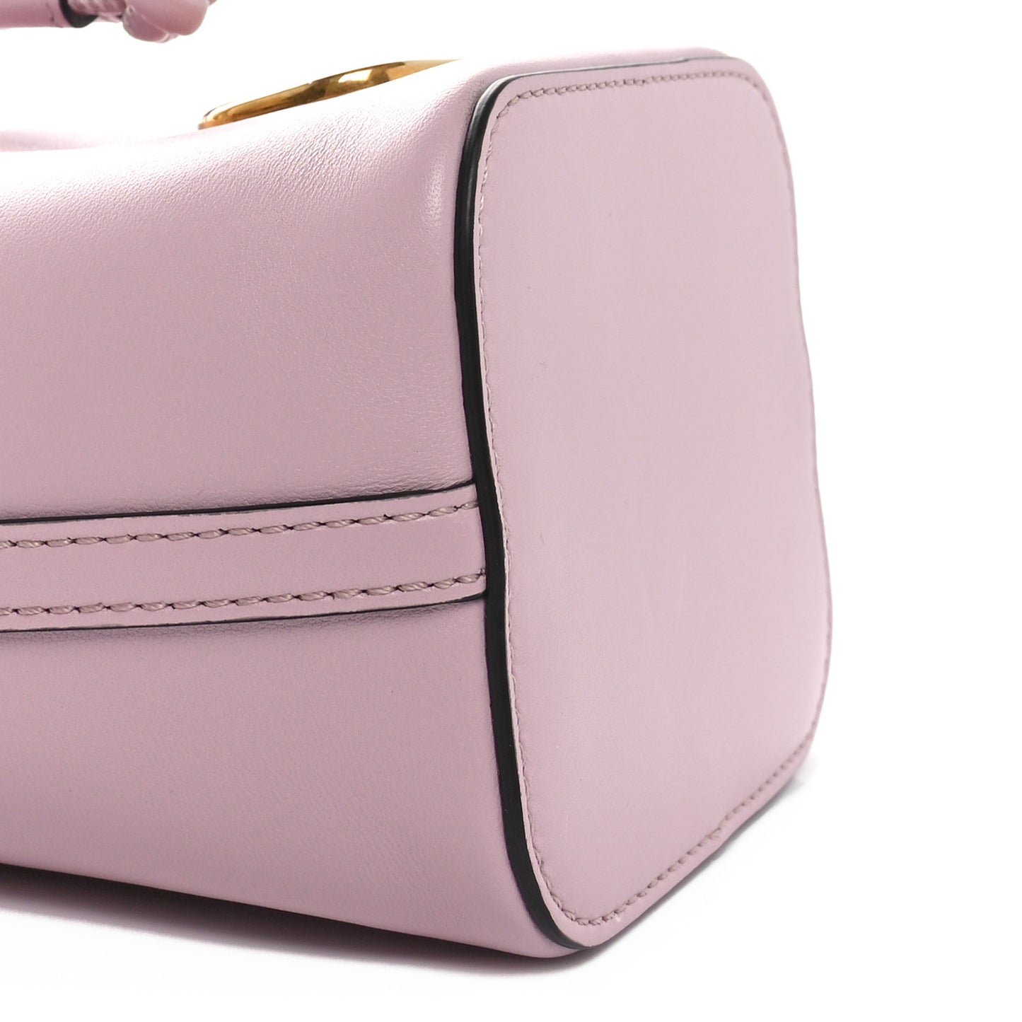 Nappa Mini VLogo Signature Bucket Bag Water Lilac