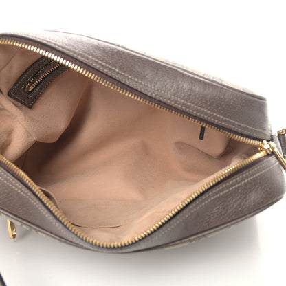 Gucci GG Supreme Monogram Web Small Ophidia Shoulder Bag Brown 4 of 5