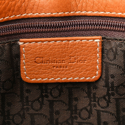 Christian Dior Grained Calfskin Saddle Pouch Brown 6 of 11