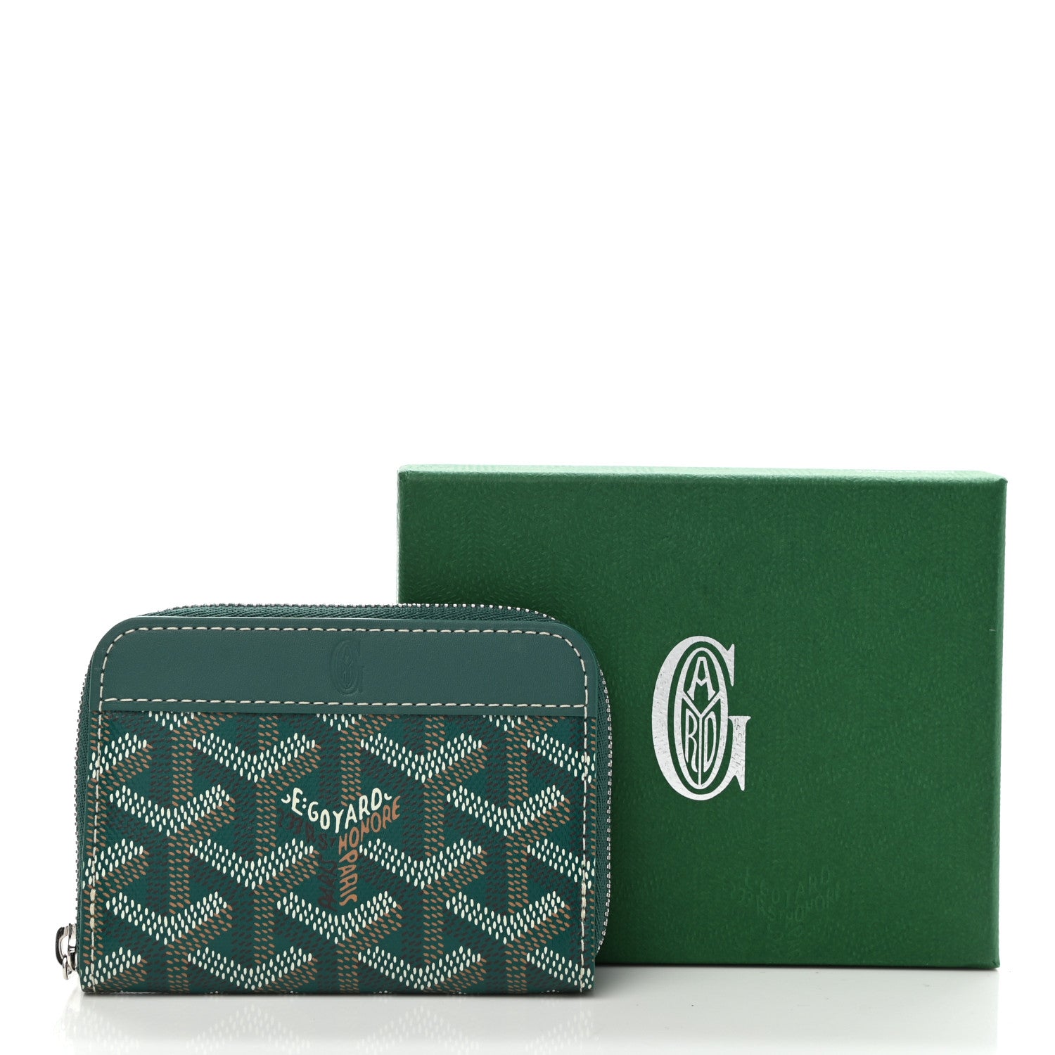 Goyard Goyardine Compact Wallet Minty 8 of 8