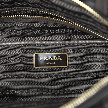 Prada Tessuto Nylon Saffiano Shopping Satchel Grey 5 of 15