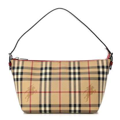 Burberry Haymarket Check Small Bag Red 1 of 11