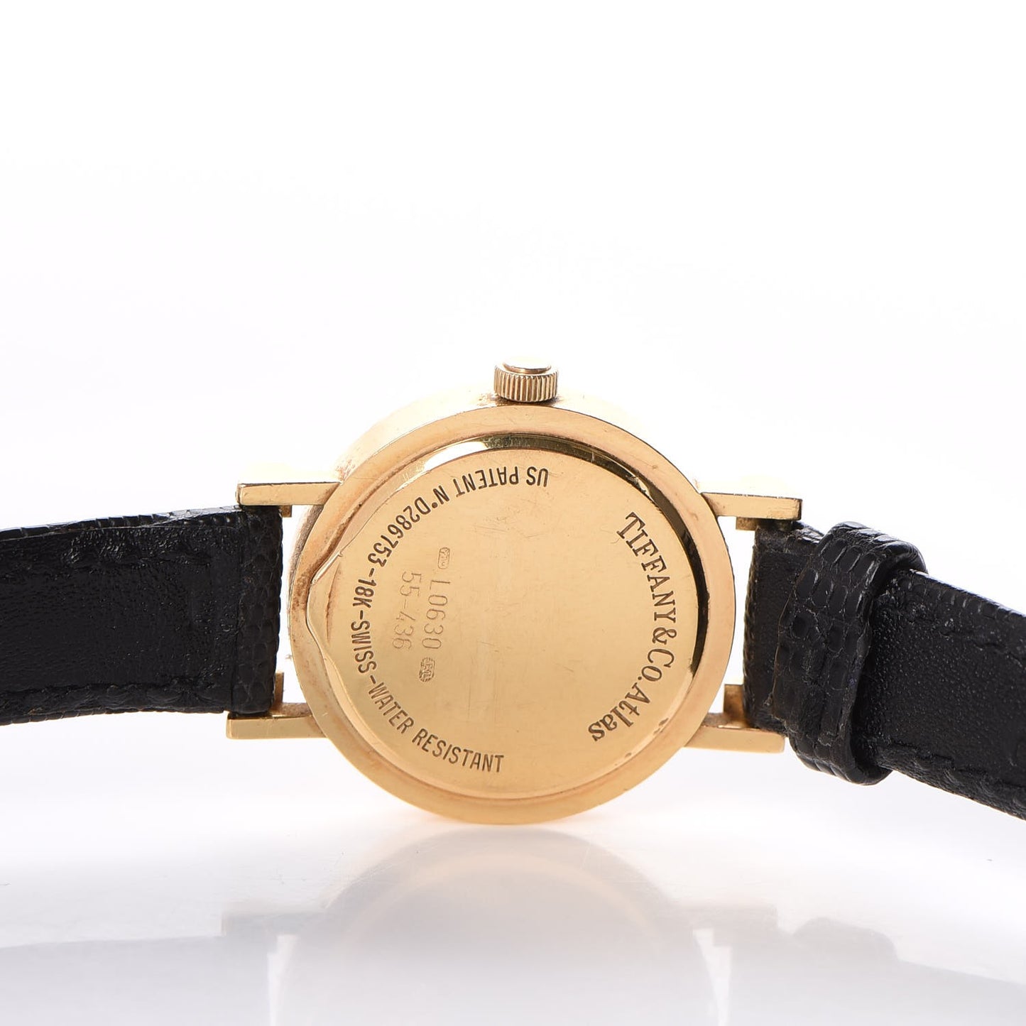 18K Yellow Gold Lizard 24mm Atlas Quartz Watch Gold