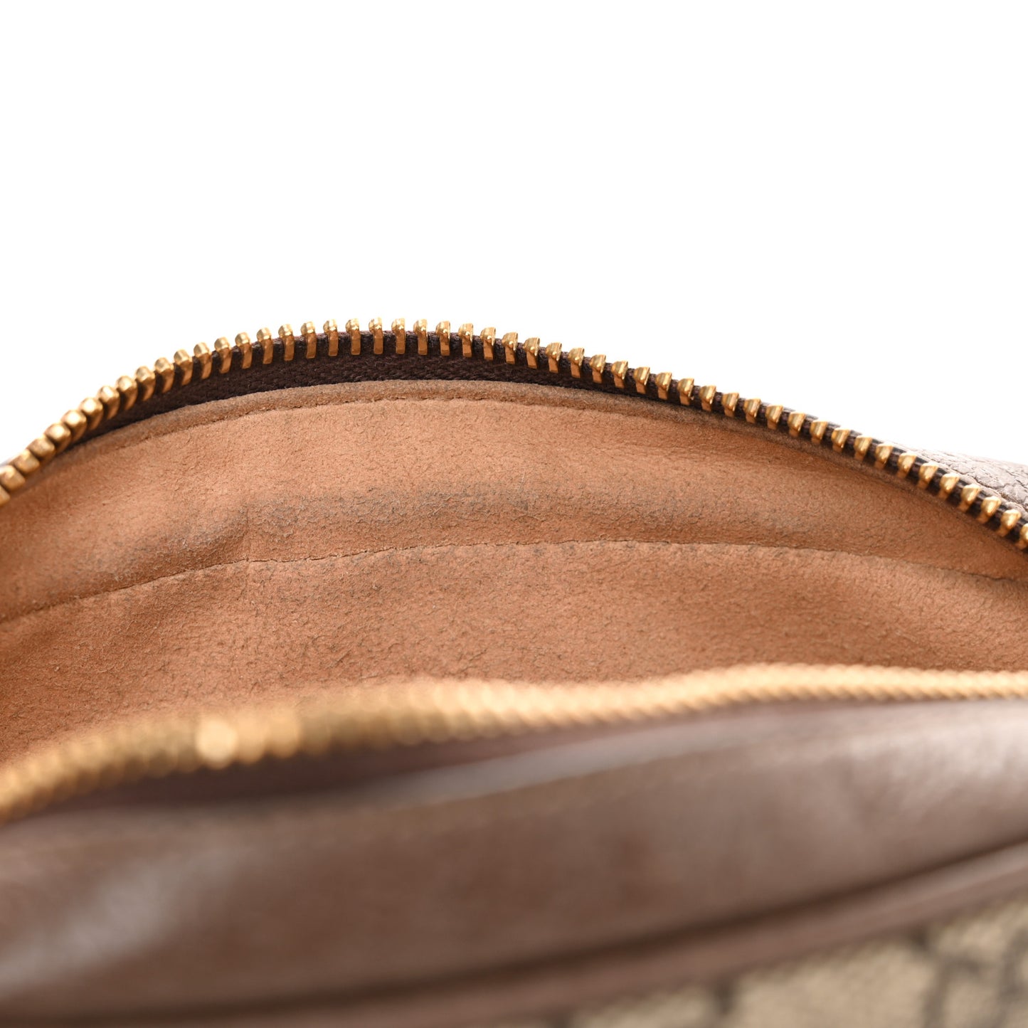 GG Supreme Monogram Web Mini Ophidia Shoulder Bag Brown