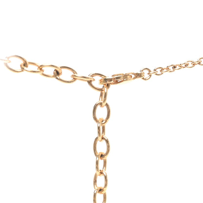 Louis Vuitton Metal L to V Necklace Gold Silver 4 of 5