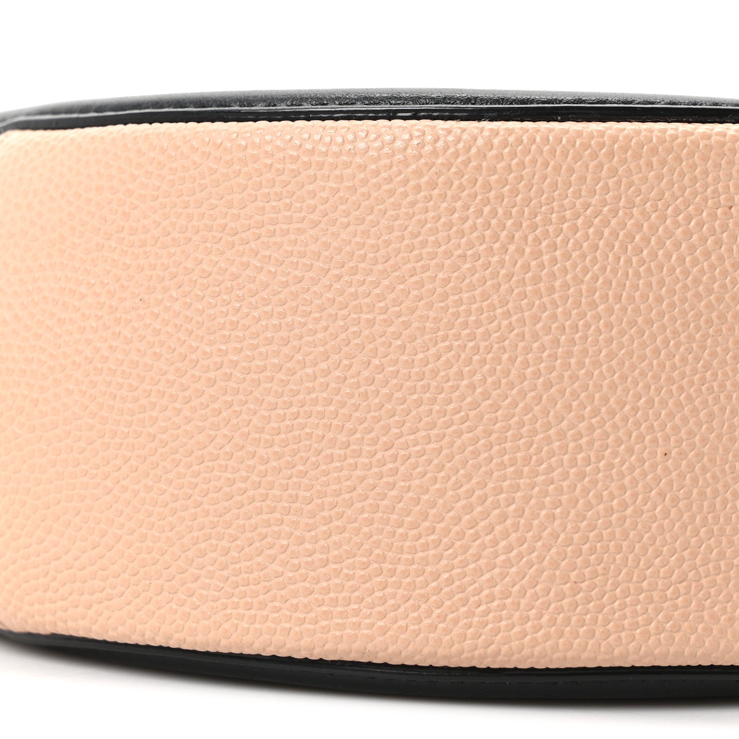 Chanel Caviar Quilted Round Filigree Crossbody Beige Black 9 of 10