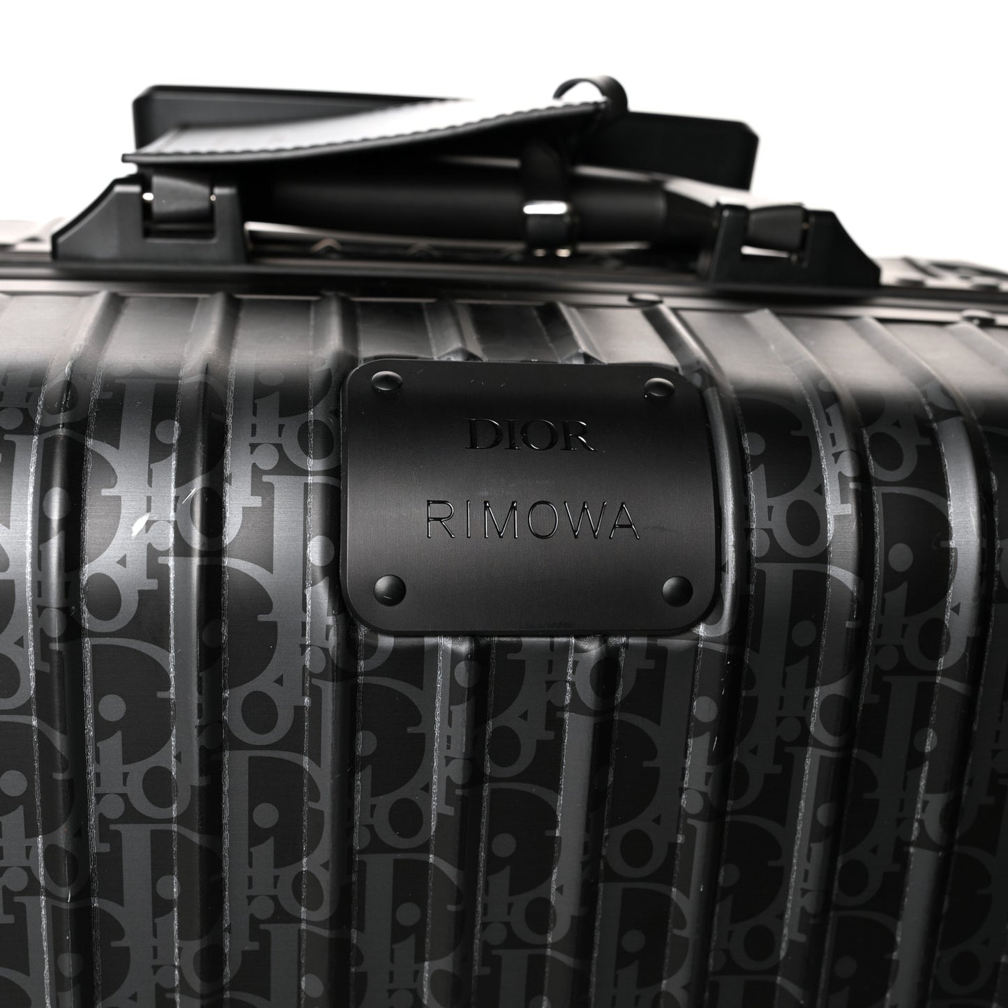 X RIMOWA Aluminum Zucca Print Roll Away Carry On Luggage