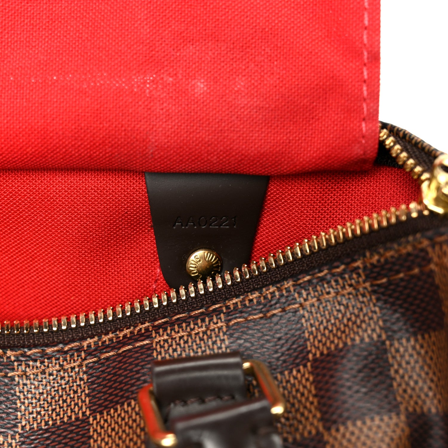 Louis Vuitton Damier Ebene Speedy Bandouliere 25 7 of 10