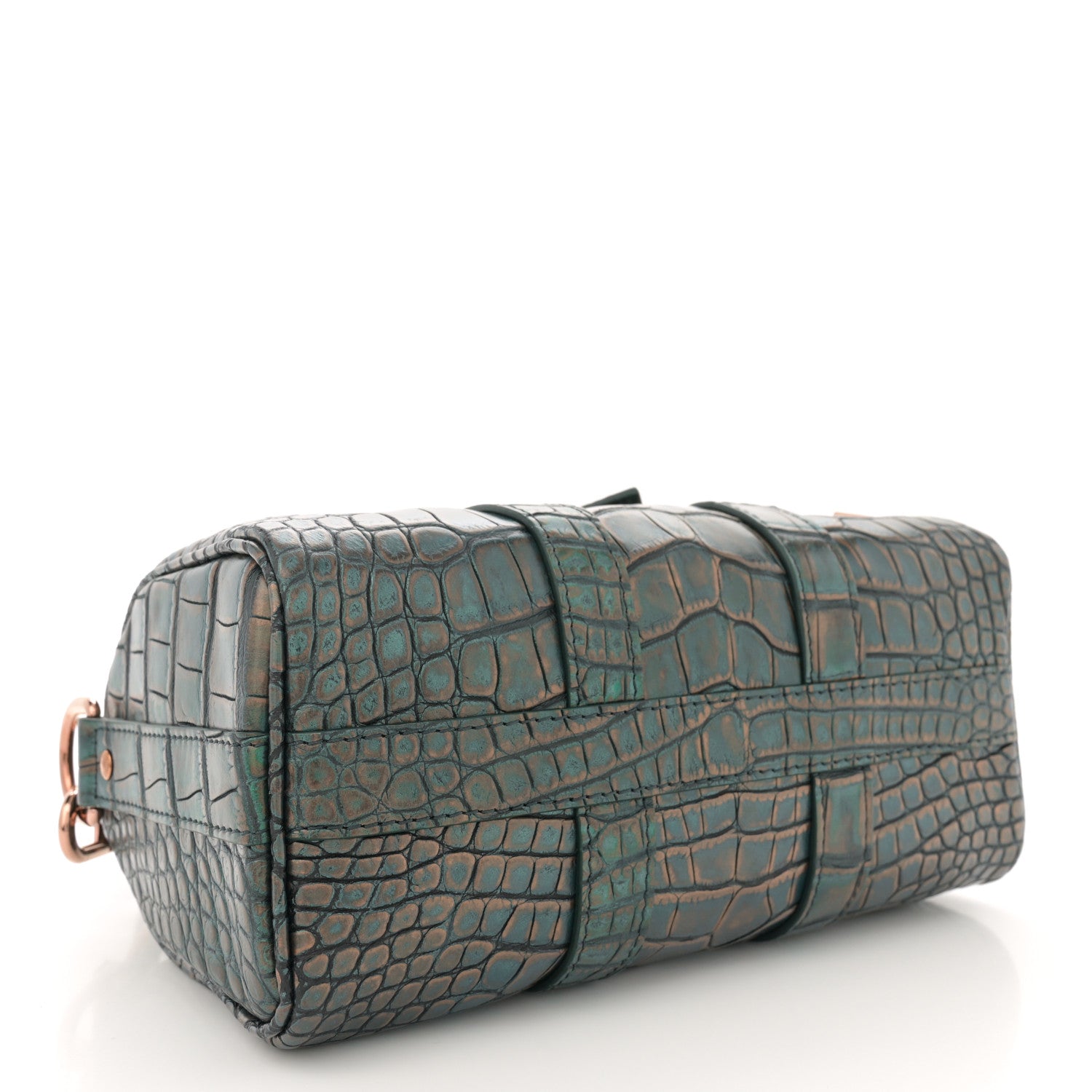 Louis Vuitton Alligator Keepall Bandouliere 25 Metallic Copper 4 of 9