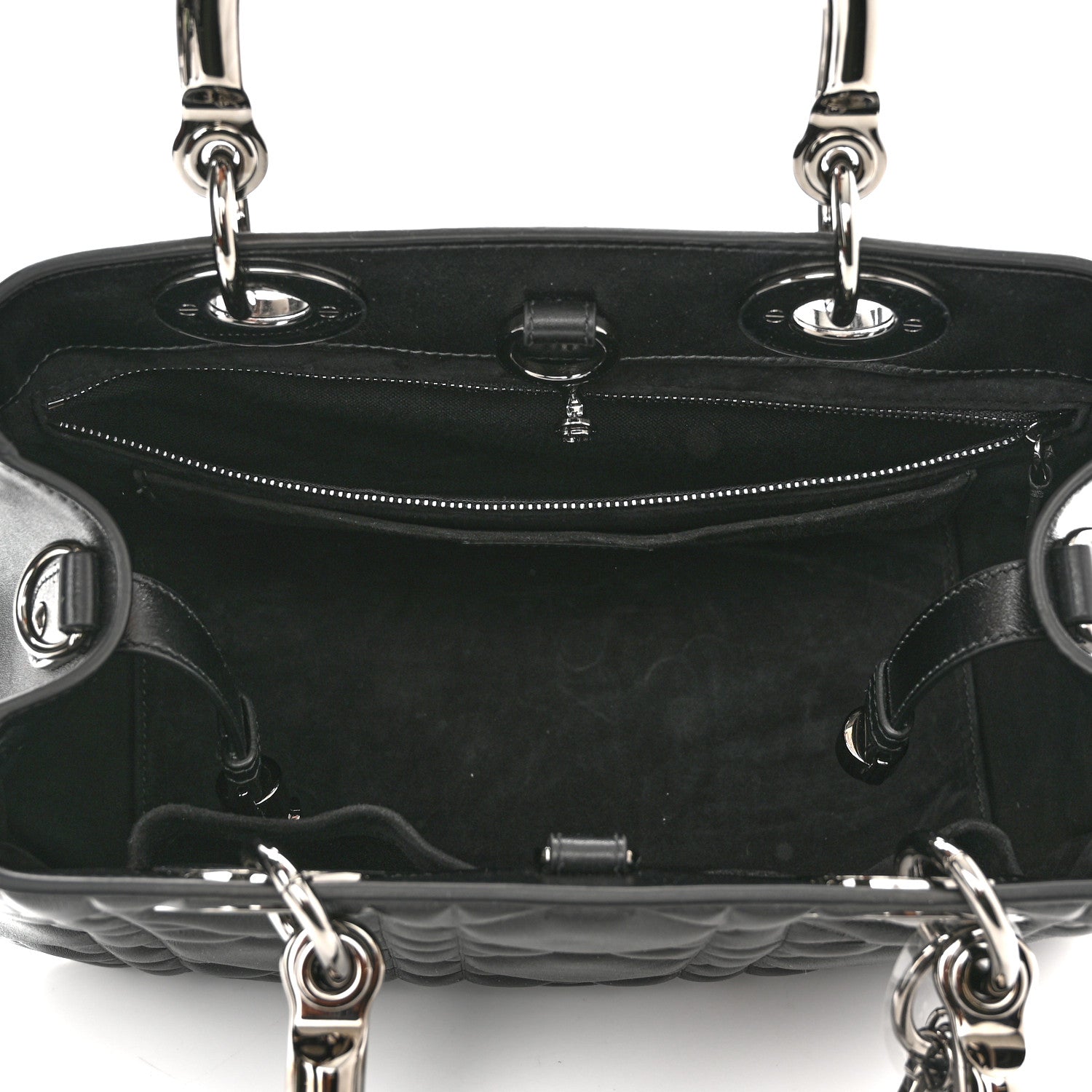 Christian Dior Lambskin Cannage The Lady 95.22 Black 5 of 10