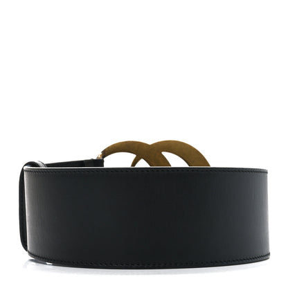 Gucci Calfskin Crystal Double G 55mm Belt 105 42 Black 2 of 4