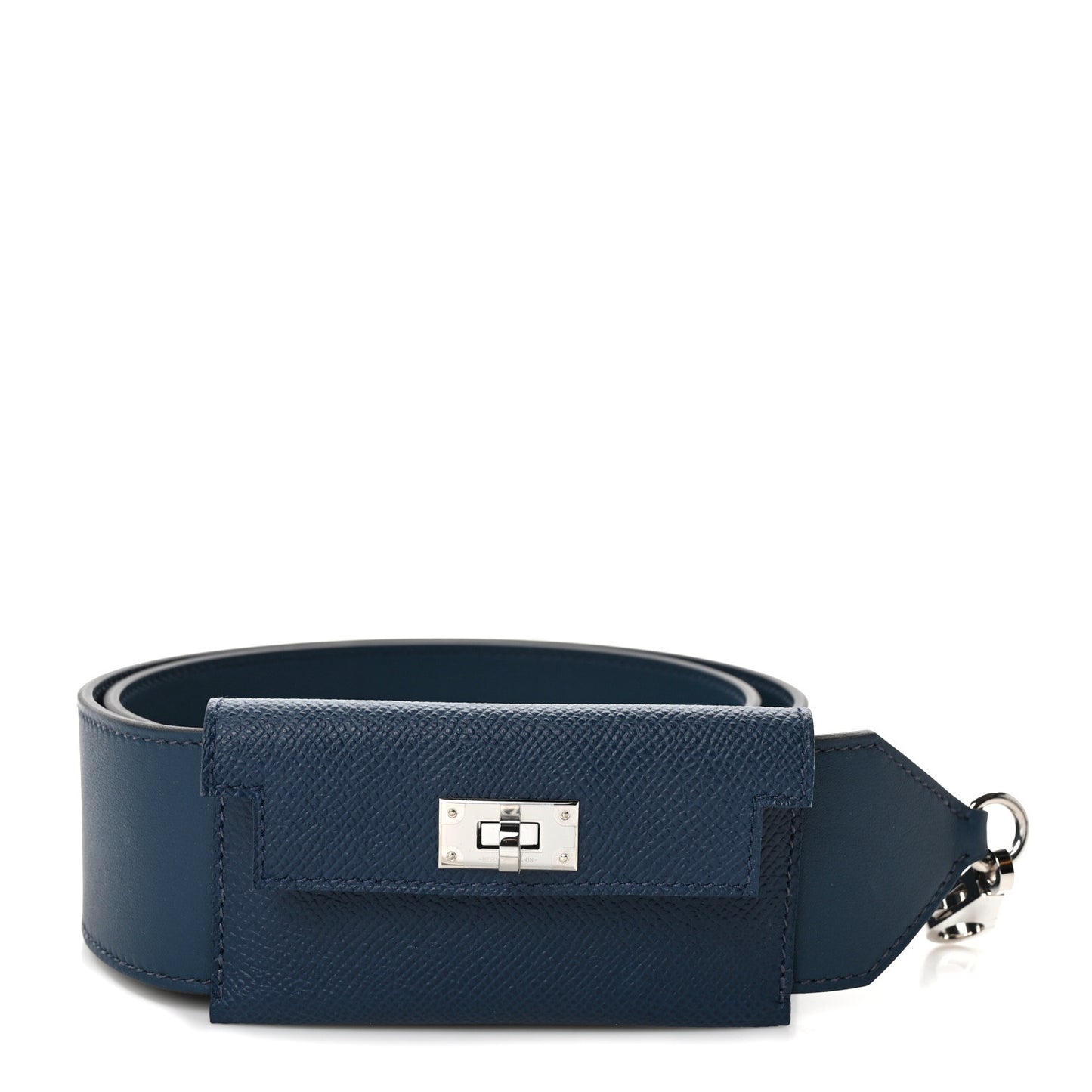 Swift Epsom Pocket Kelly Shoulder Strap Colvert Bleu
