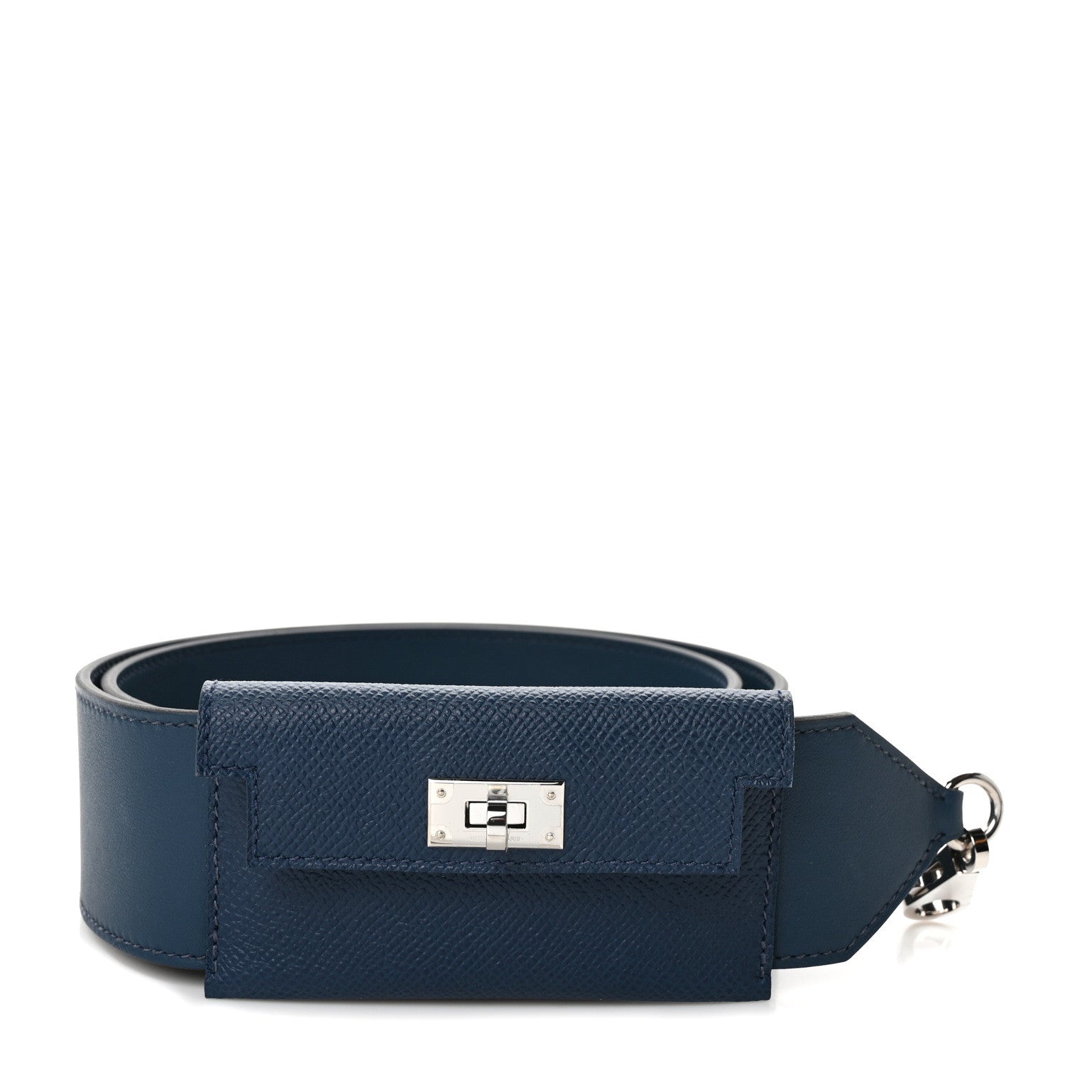 Hermes Swift Epsom Pocket Kelly Shoulder Strap Colvert Bleu 1 of 5