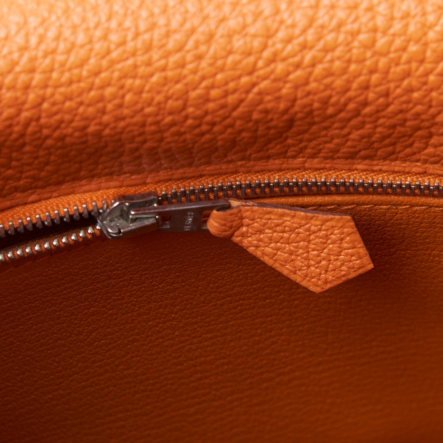 Hermes Togo Kelly Retourne 35 Orange 14 of 32