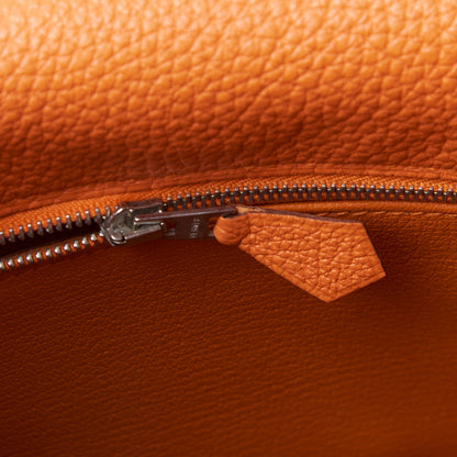 Hermes Togo Kelly Retourne 35 Orange 14 of 32