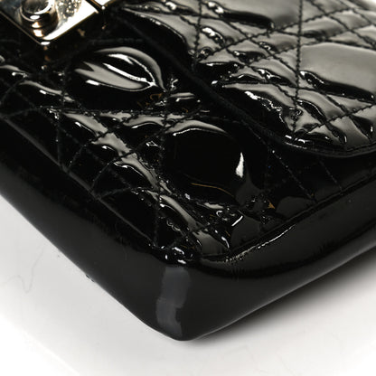 Christian Dior Patent Cannage New Lock Pouch Black 9 of 10