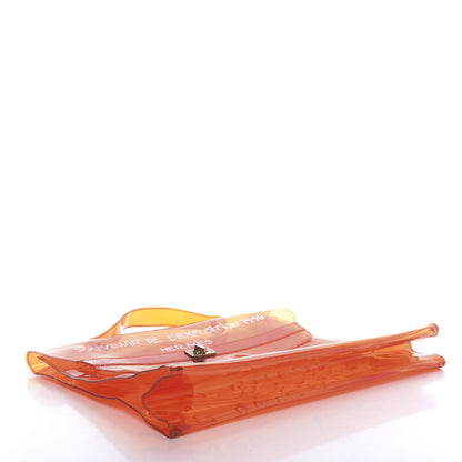 Hermes Vinyl Souvenir De L'Exposition Kelly Orange 4 of 13