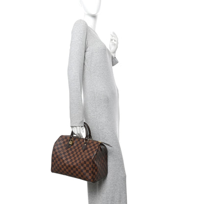 Louis Vuitton Damier Ebene Speedy 30 2 of 10