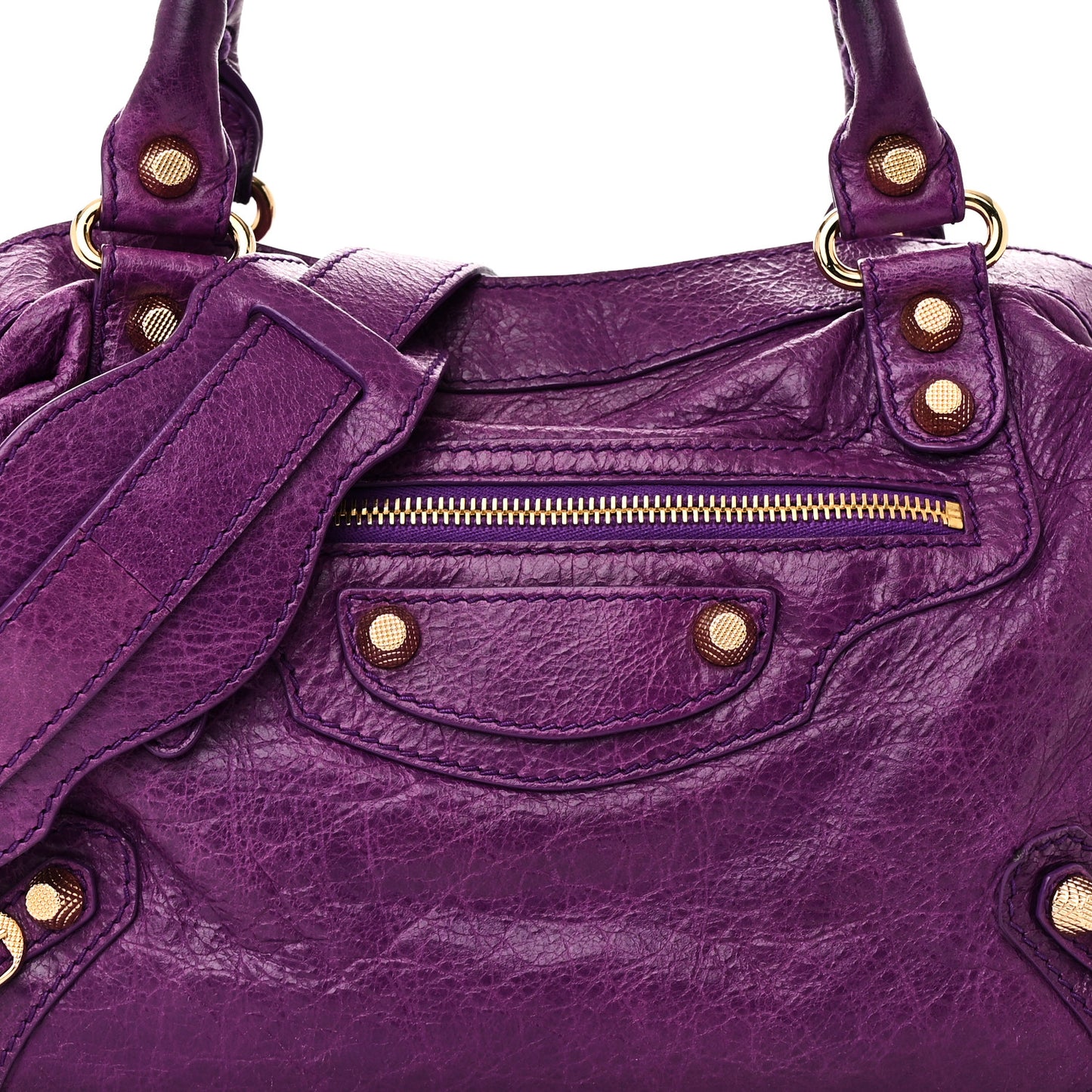 Agneau Giant 12 Gold Hardware Town Ultraviolet