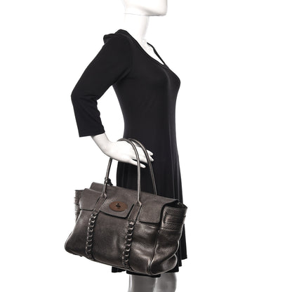 Mulberry Metallic Classic Grain Braided Bayswater 2 of 12