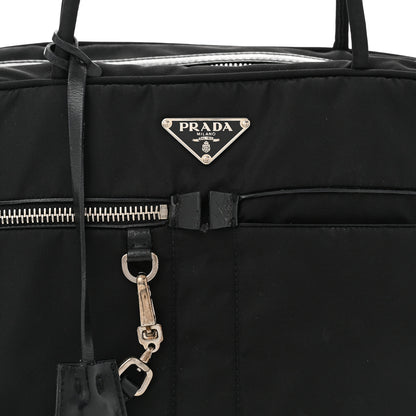 Prada Nylon Pocket Bowler Black 8 of 11