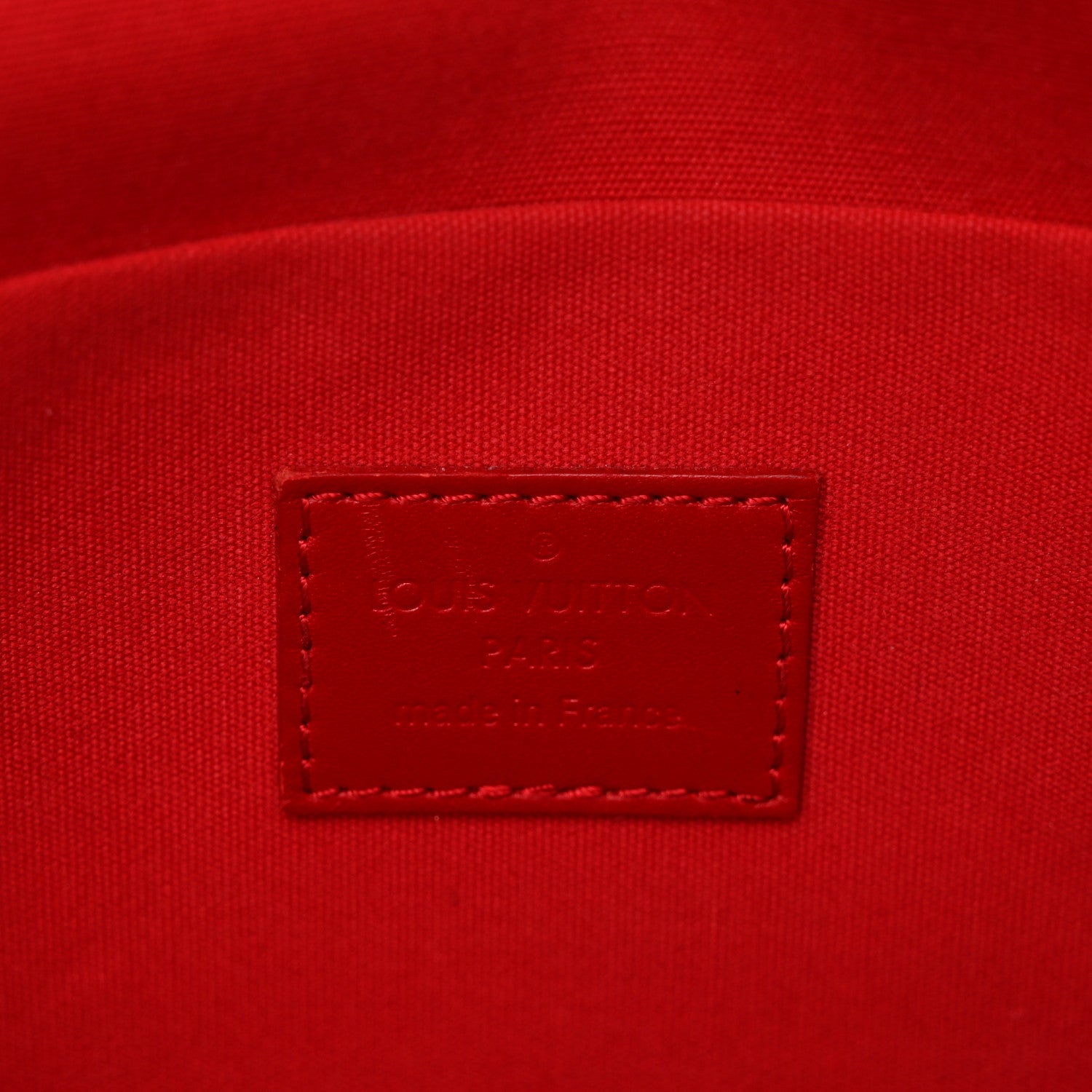 Louis Vuitton Vernis Felicie Pochette Chain Wallet Cherry 5 of 9