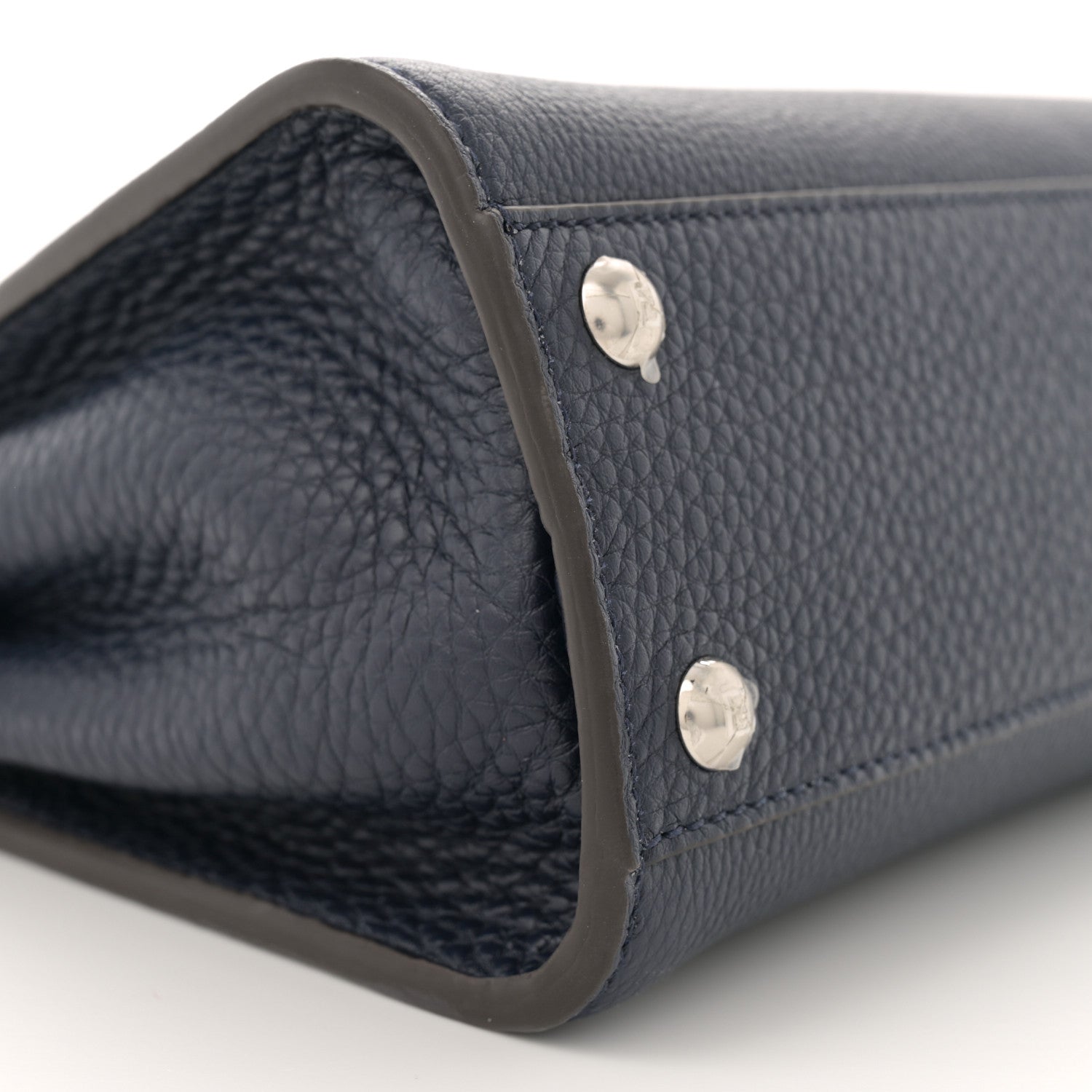 Fendi Cuoio Roma Sellerissima Nappa Sintetica Tape Stitch Mini Peekaboo Notte 9 of 11