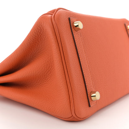 Hermes Togo Birkin 25 Orange 9 of 11