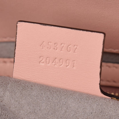 Gucci Nappa Bamboo Small Nymphaea Top Handle Bag Perfect Pink 7 of 19